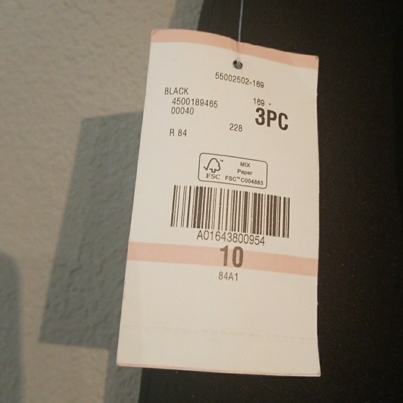 Black Jones Wear Size 10 Midi Skirt With Tags - Picture 5 of 5